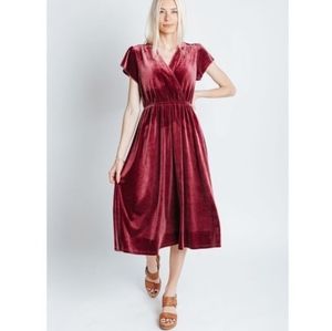 Piper & Scoot velvet Leah dress